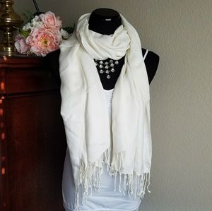 Ultra soft Cream Scarf
